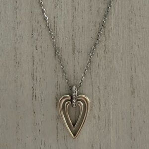 Brighten heart necklace never worn
